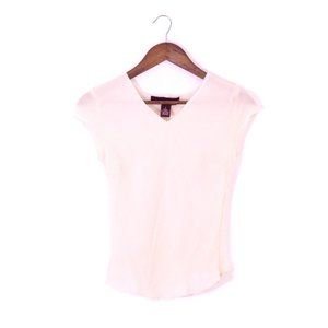 Merona Cream Colored Silk Work Blouse